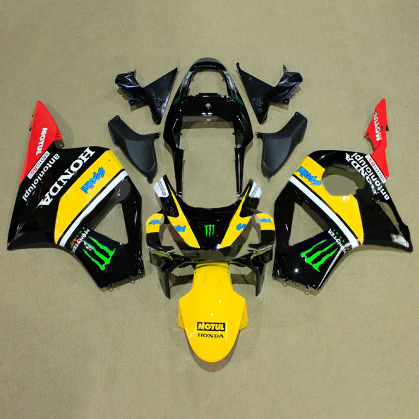 Honda CBR954 2002-2003 Kit Carenado Carrocería Plástico ABS