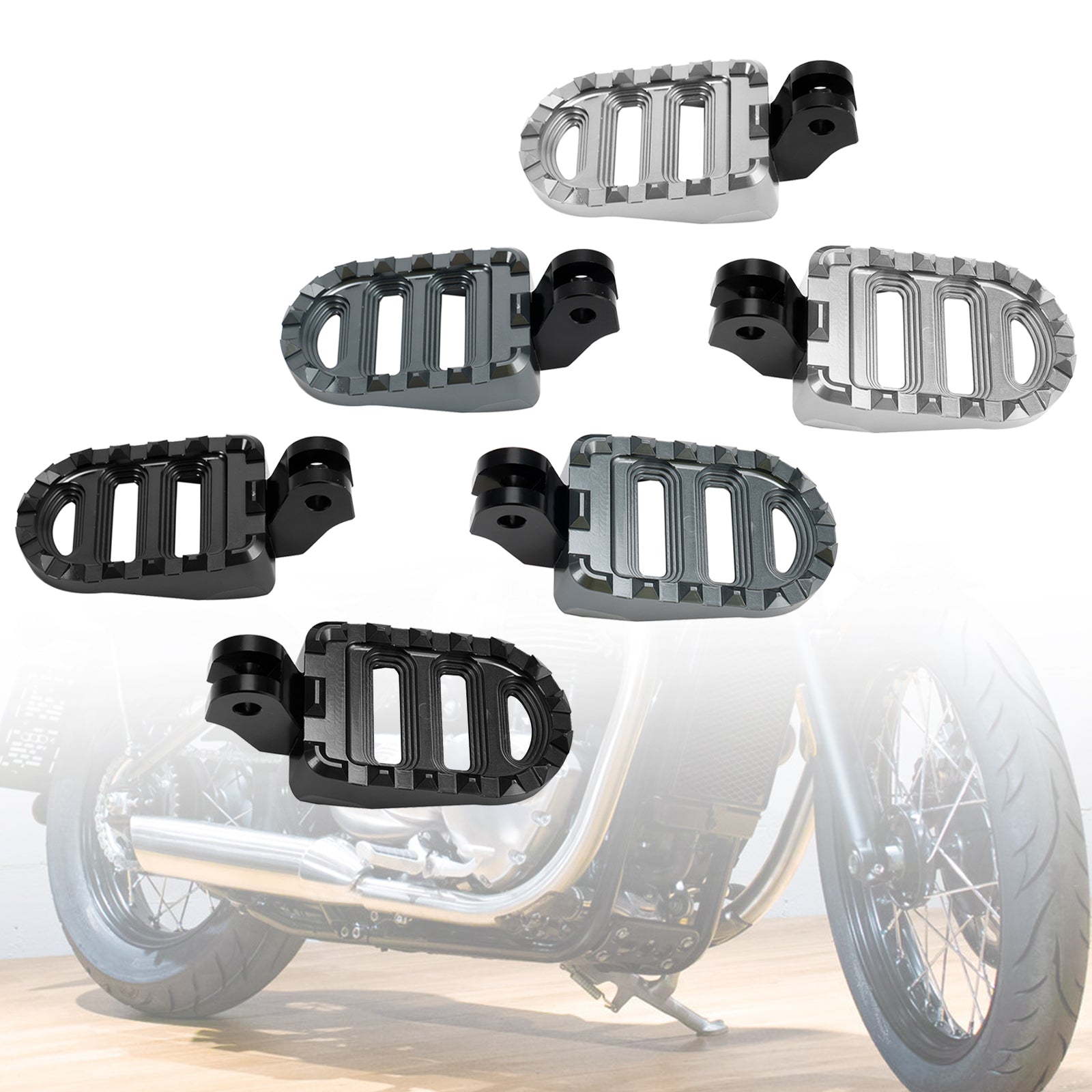 Bonneville T100 T120 2016-2022 Front Footrests Foot Peg