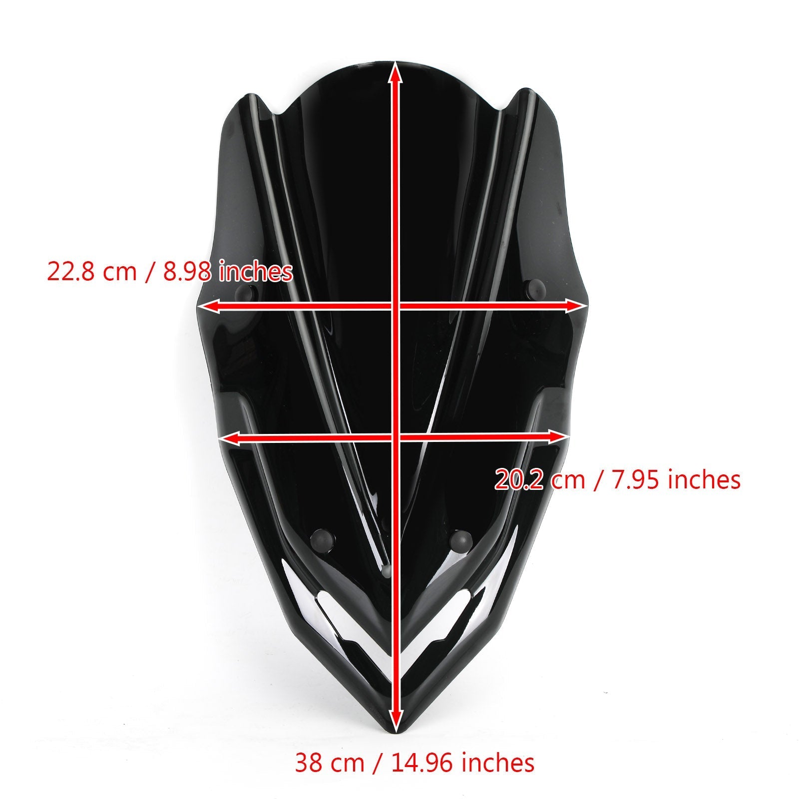 Protector de parabrisas para parabrisas para KAWASAKI Z900 2017-2019 genérico