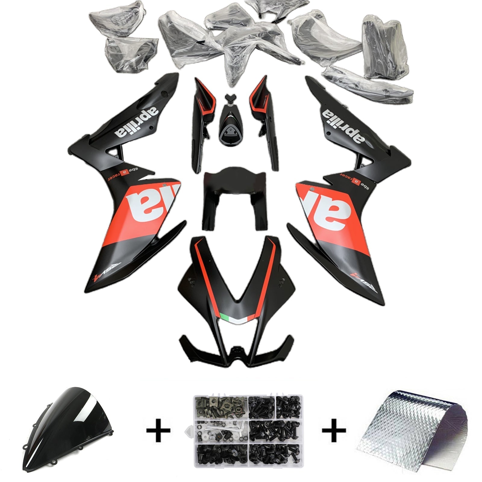 Amotopart Aprilia RSV4 1000 2009-2015 Fairing Kit Bodywork Plastic ABS