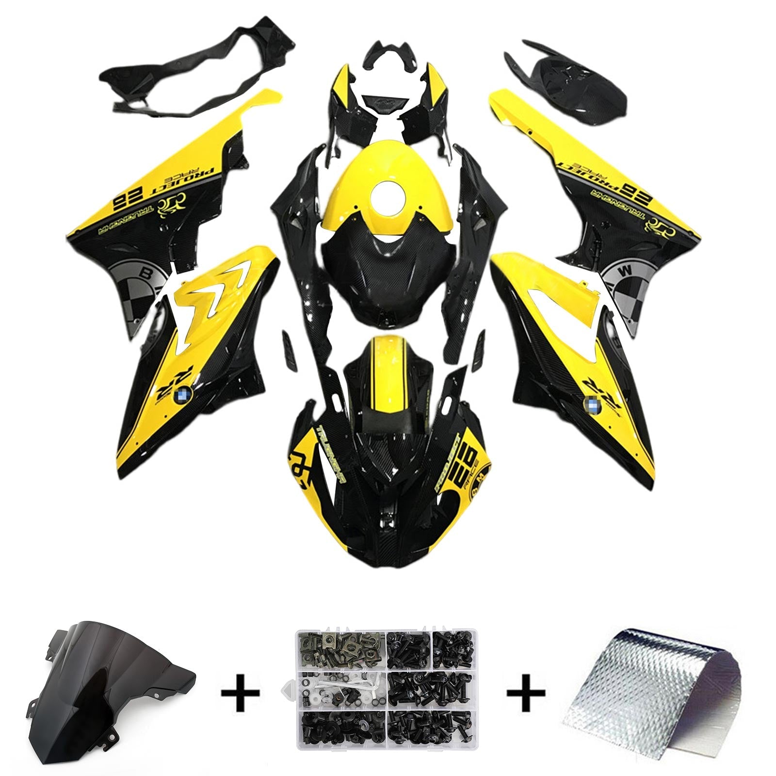 Amotopart BMW S1000RR 2017-2018 Fairing Kit Bodywork Plastic ABS