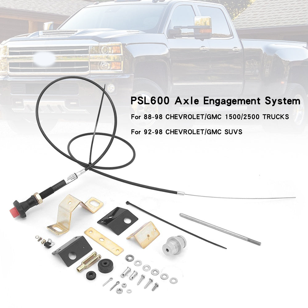 1988-1998 Chevrolet/GMC 1500/2500 Trucks PSL600 Sistema de compromiso de eje para Posi-Lok Fedex Express