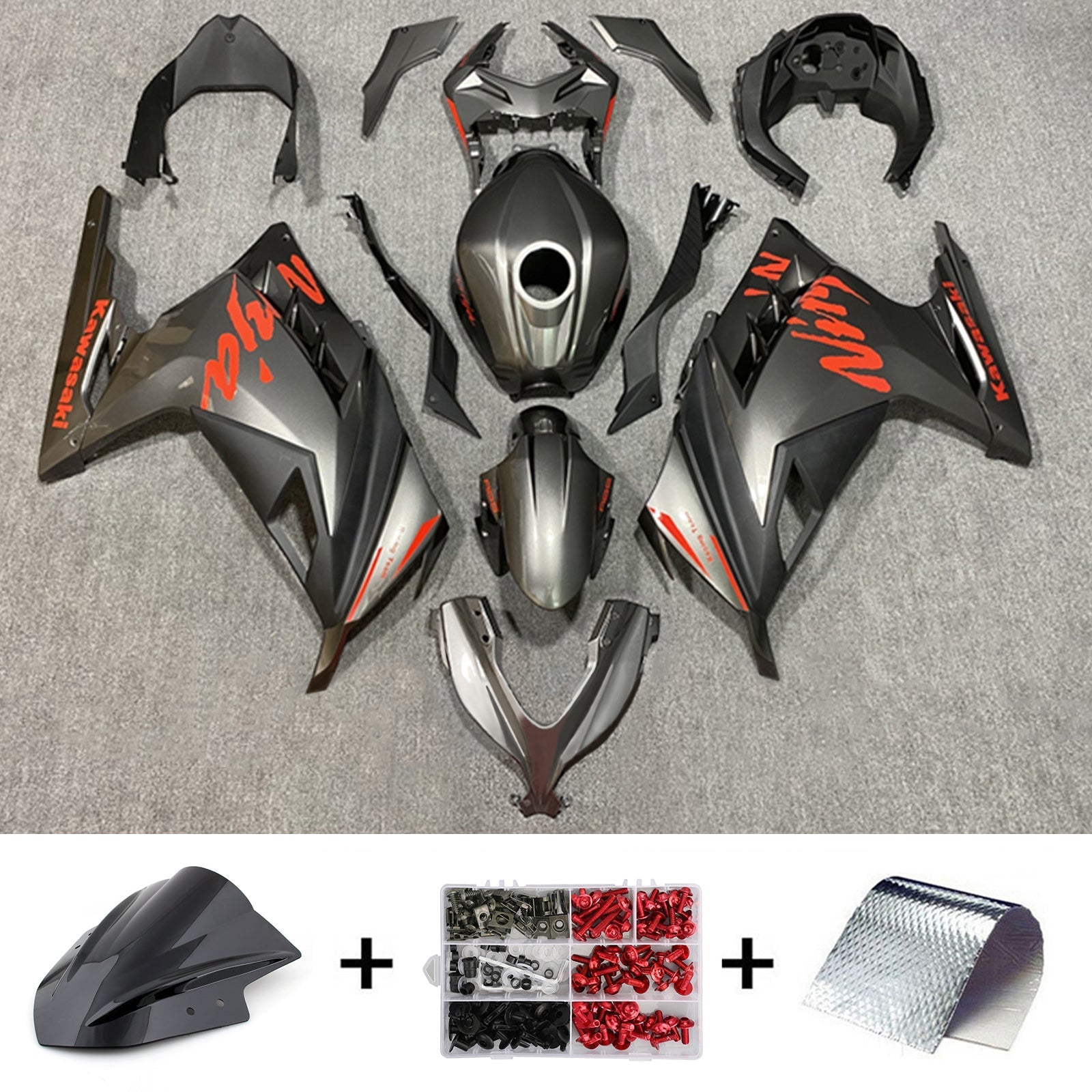 Kawasaki EX300 Ninja300 2013-2024 Fairing Kit Bodywork Plastic ABS