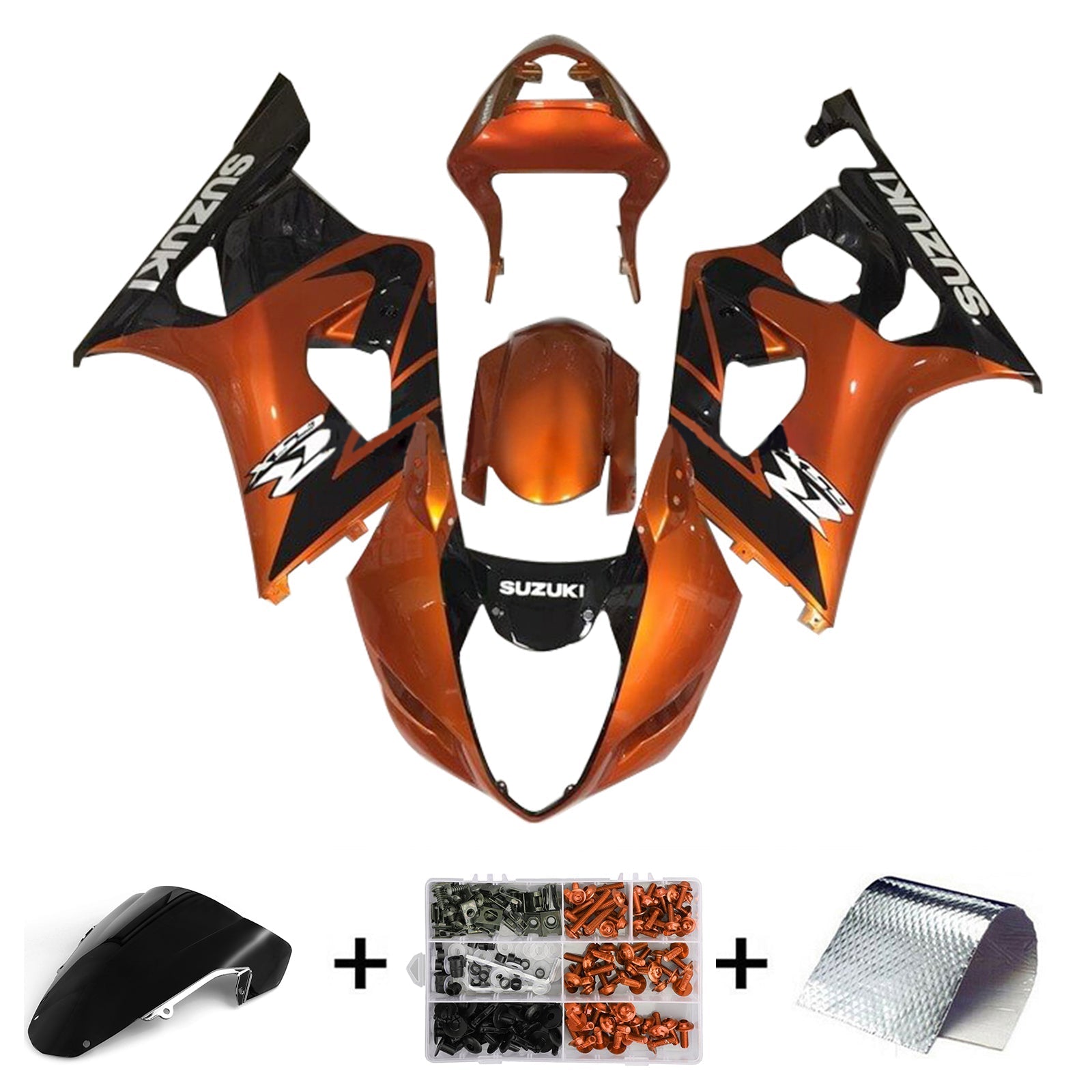 Amotopart Suzuki GSXR1000 2003-2004 K3 Fairing Kit Bodywork Plastic ABS