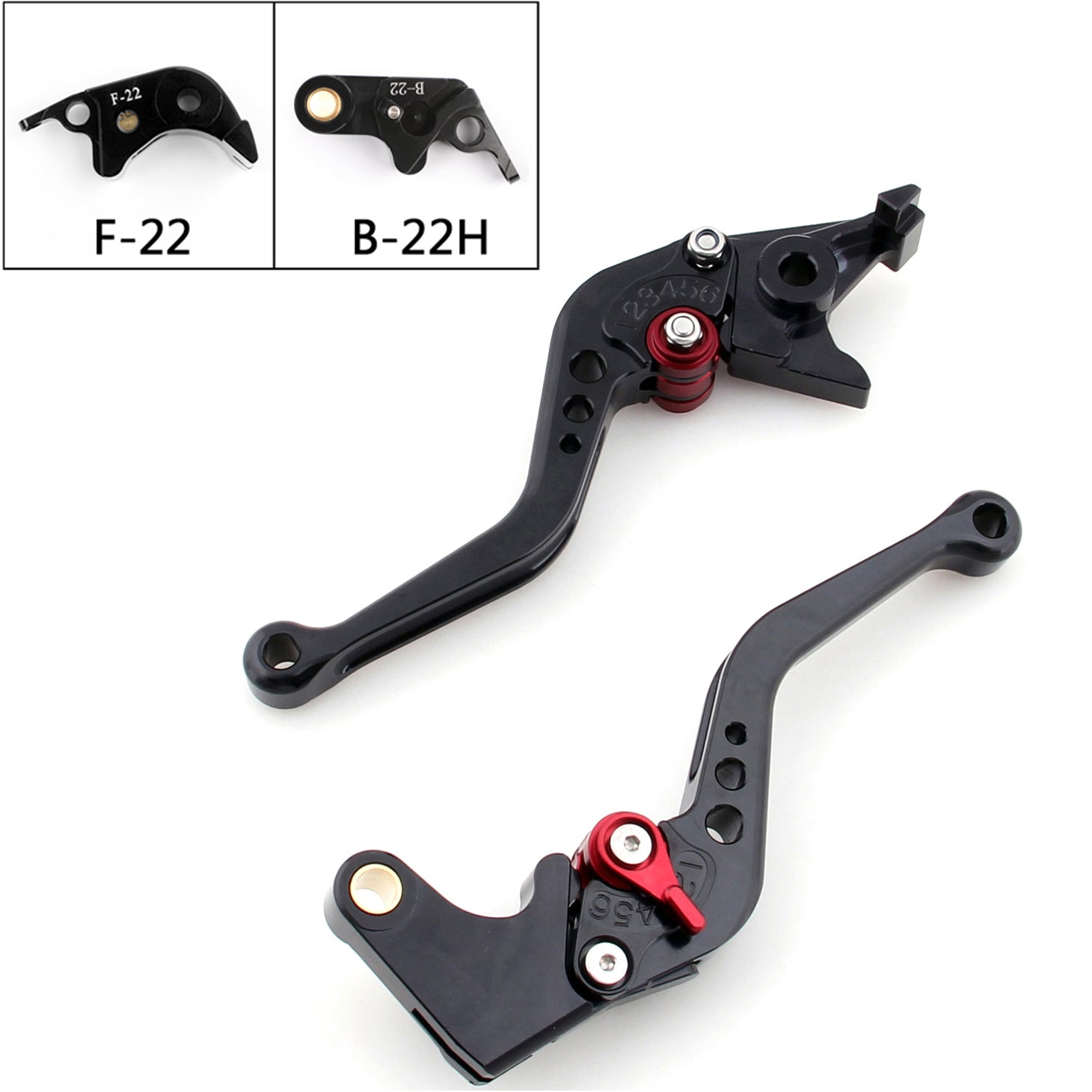 Short Brake & Clutch Lever For BMW S1000RR 15-2018 S1000R 15-18 (F-22/B-22H) Generic