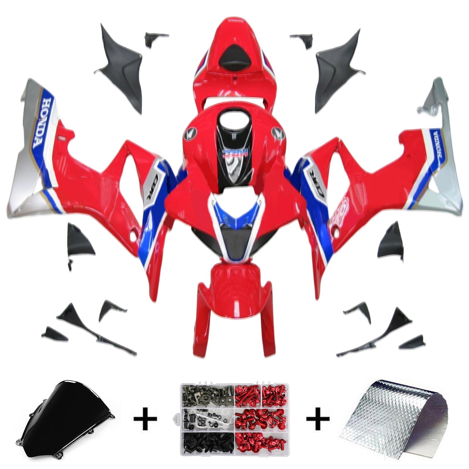 Honda CBR600RR 2007-2008 F5 Fairing Kit Bodywork Plastic ABS