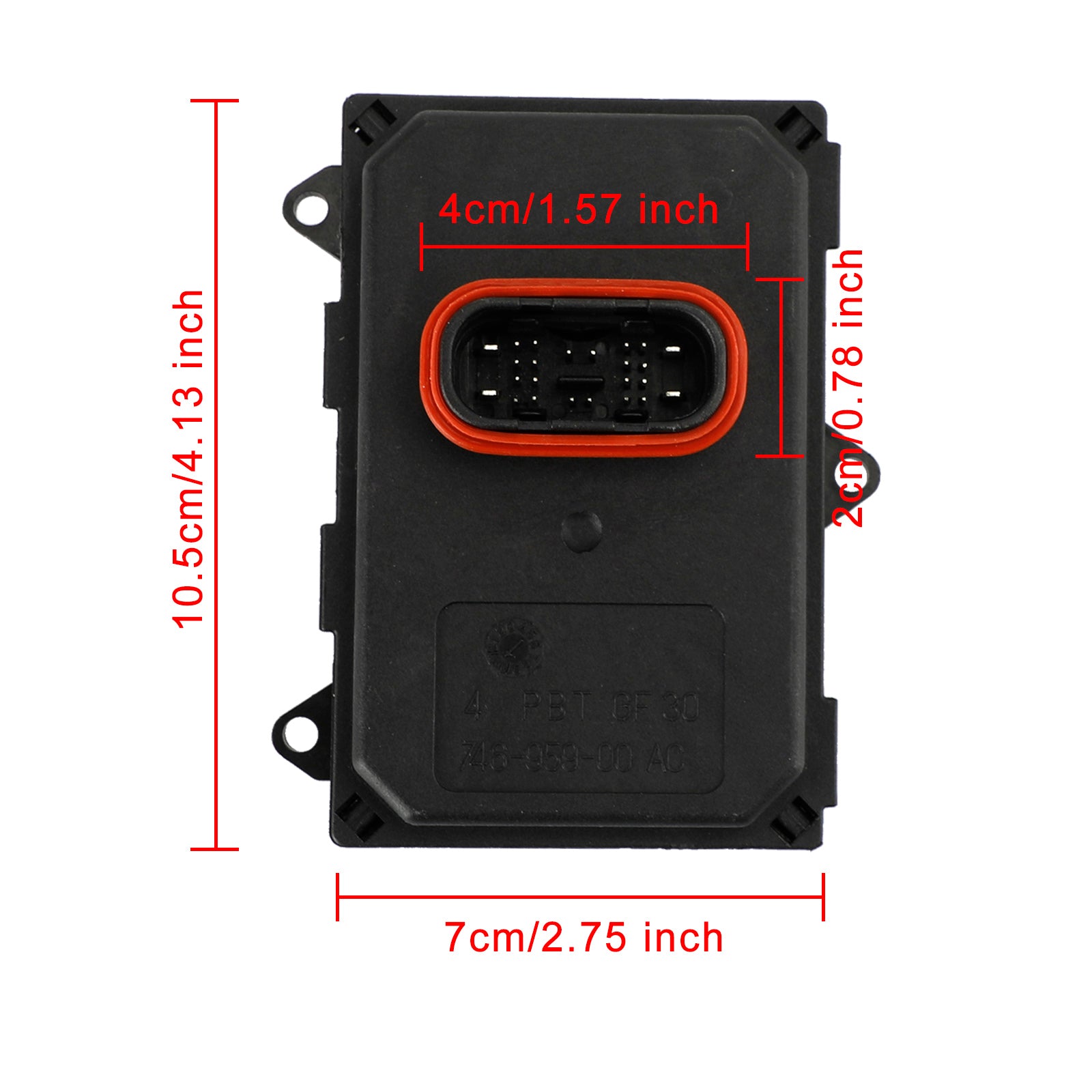 AUDI A6 7L6941329B Módulo de control de nivelación en curvas AFS para faros delanteros de xenón