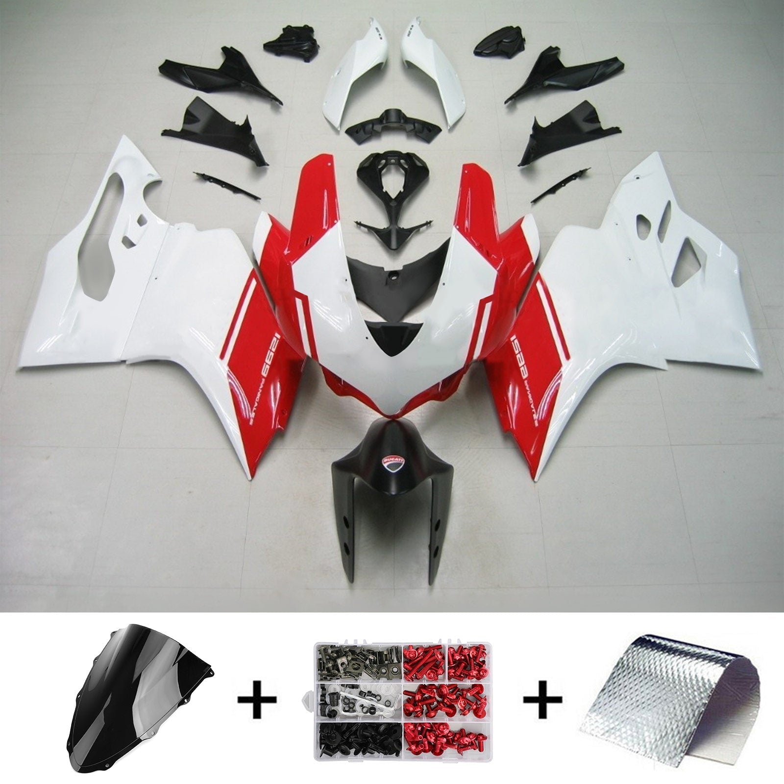 Amotopart Ducati 1299 959 2015-2020 Fairing Kit Bodywork Plastic ABS