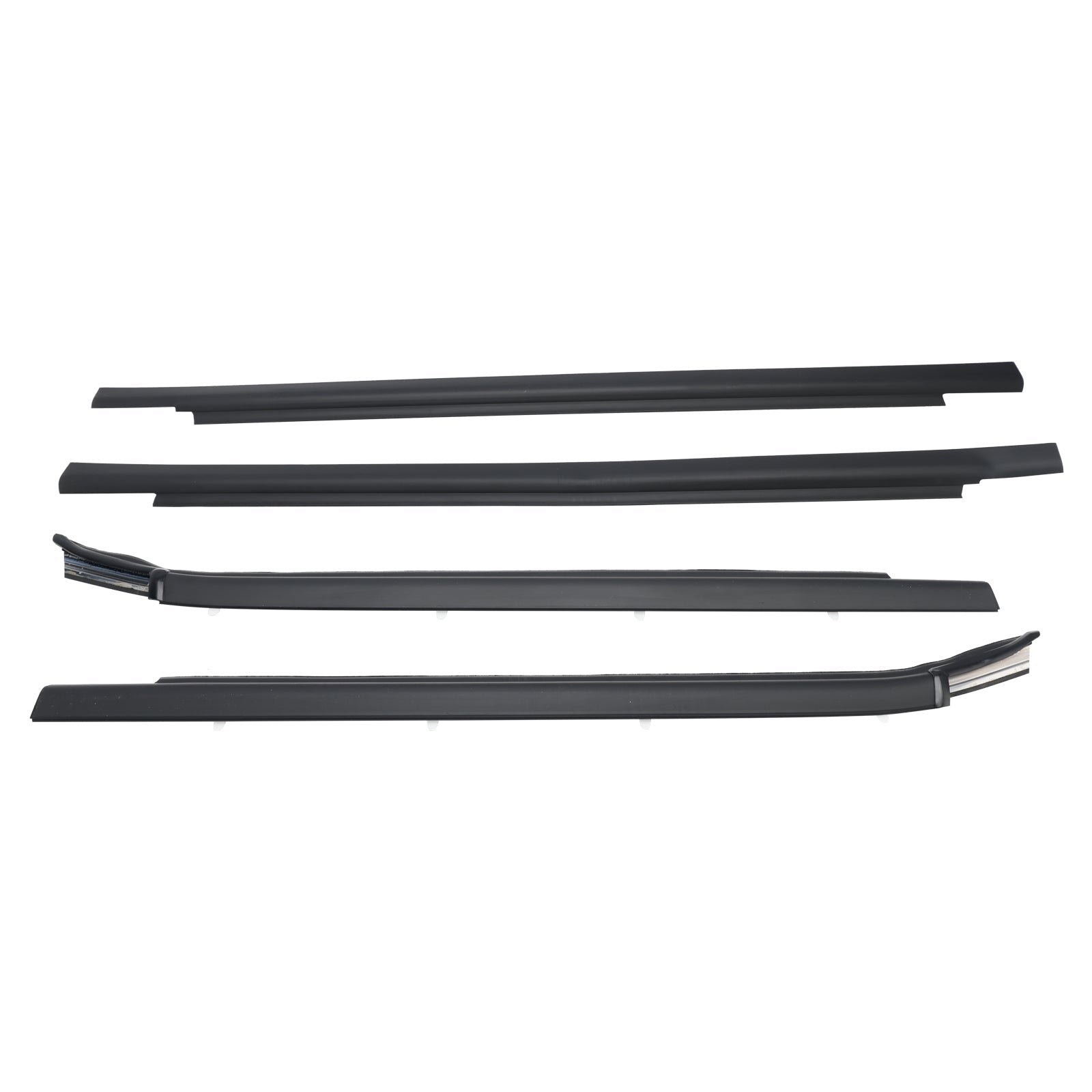 4pcs Weatherstrip Outer Lower Window For Toyota Tundra 2000-2006 Double Cab