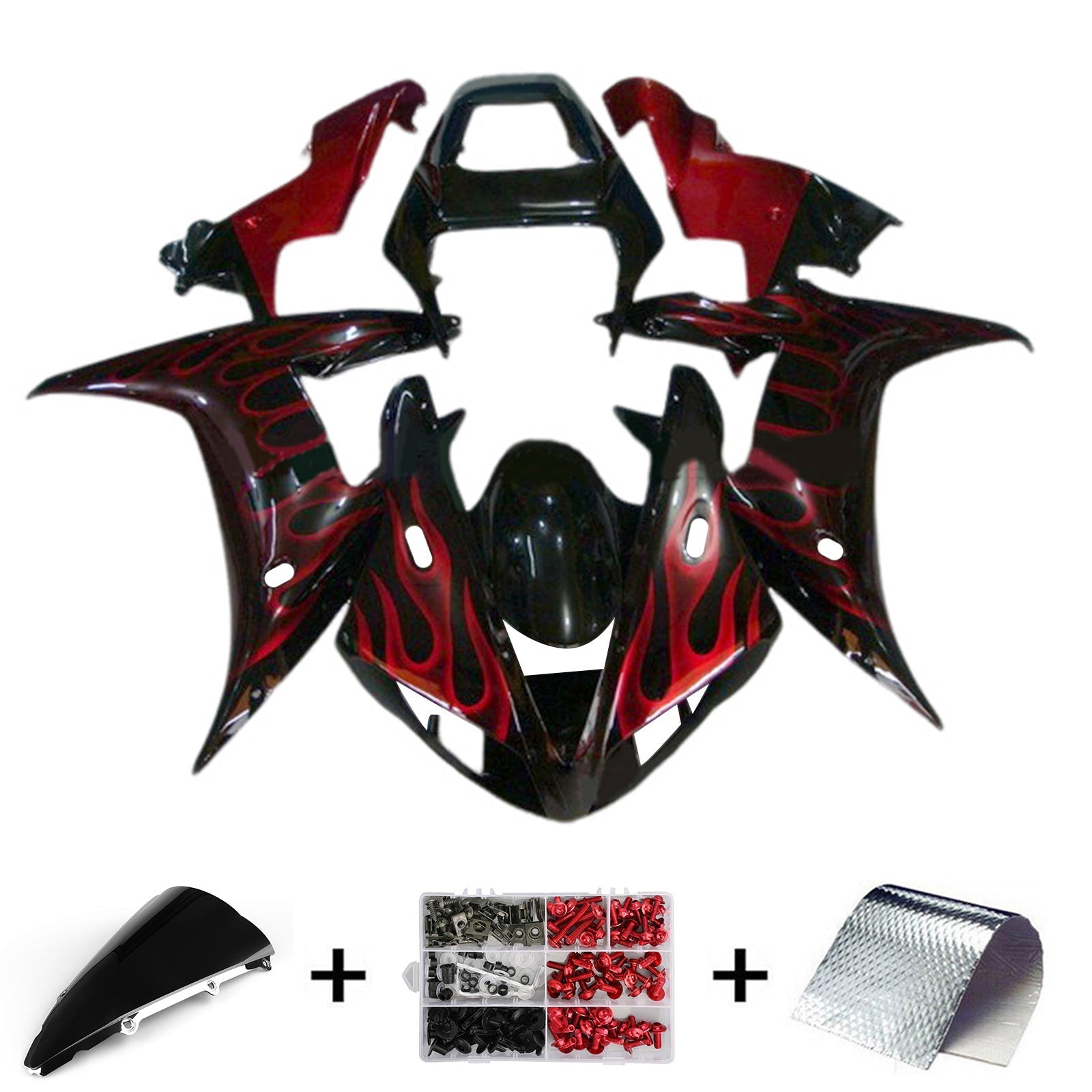 Yamaha YZF 1000 R1 2002-2003 Fairing Kit Bodywork Plastic ABS