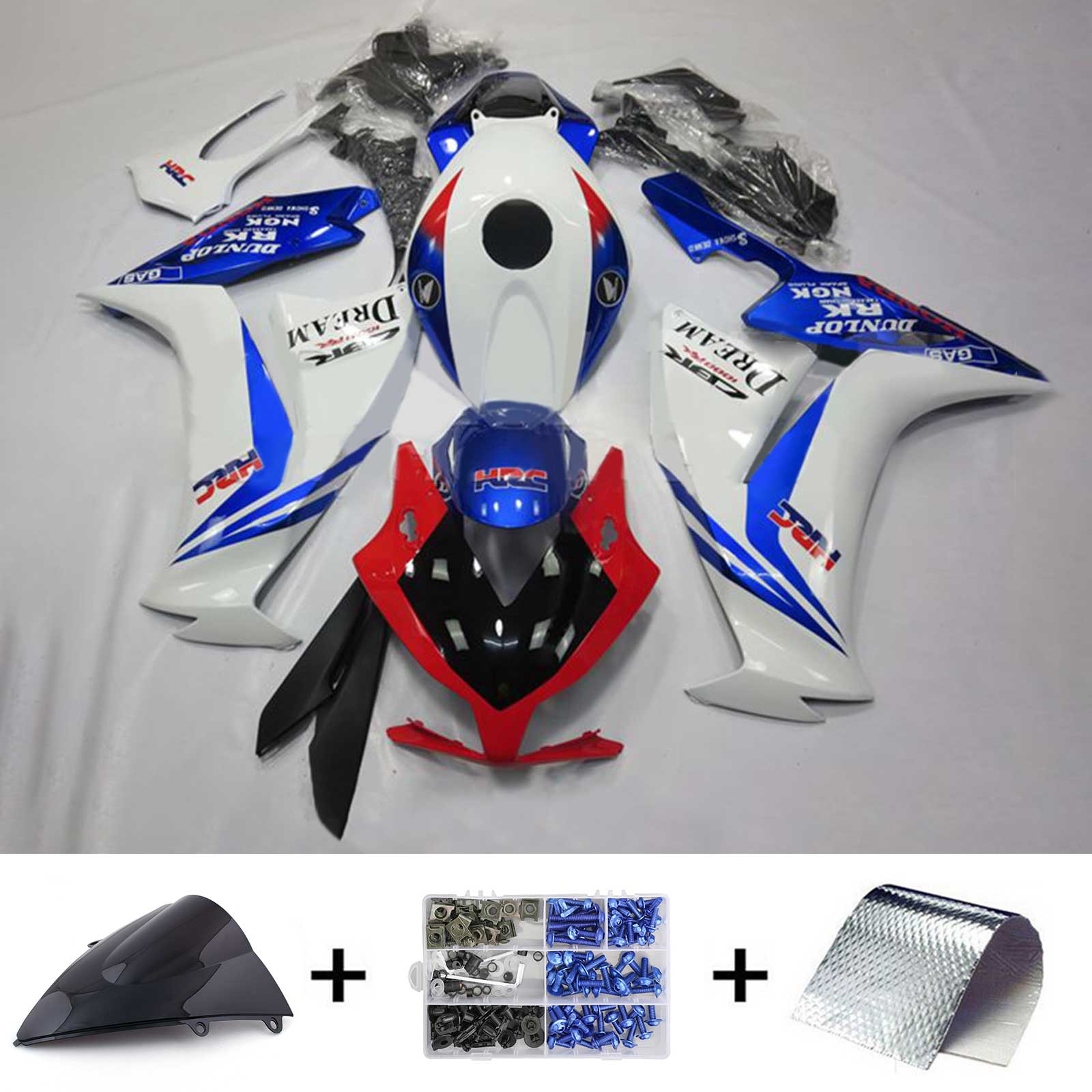 Honda CBR1000RR 2012-2016 Kit Carenado Carrocería Plástico ABS