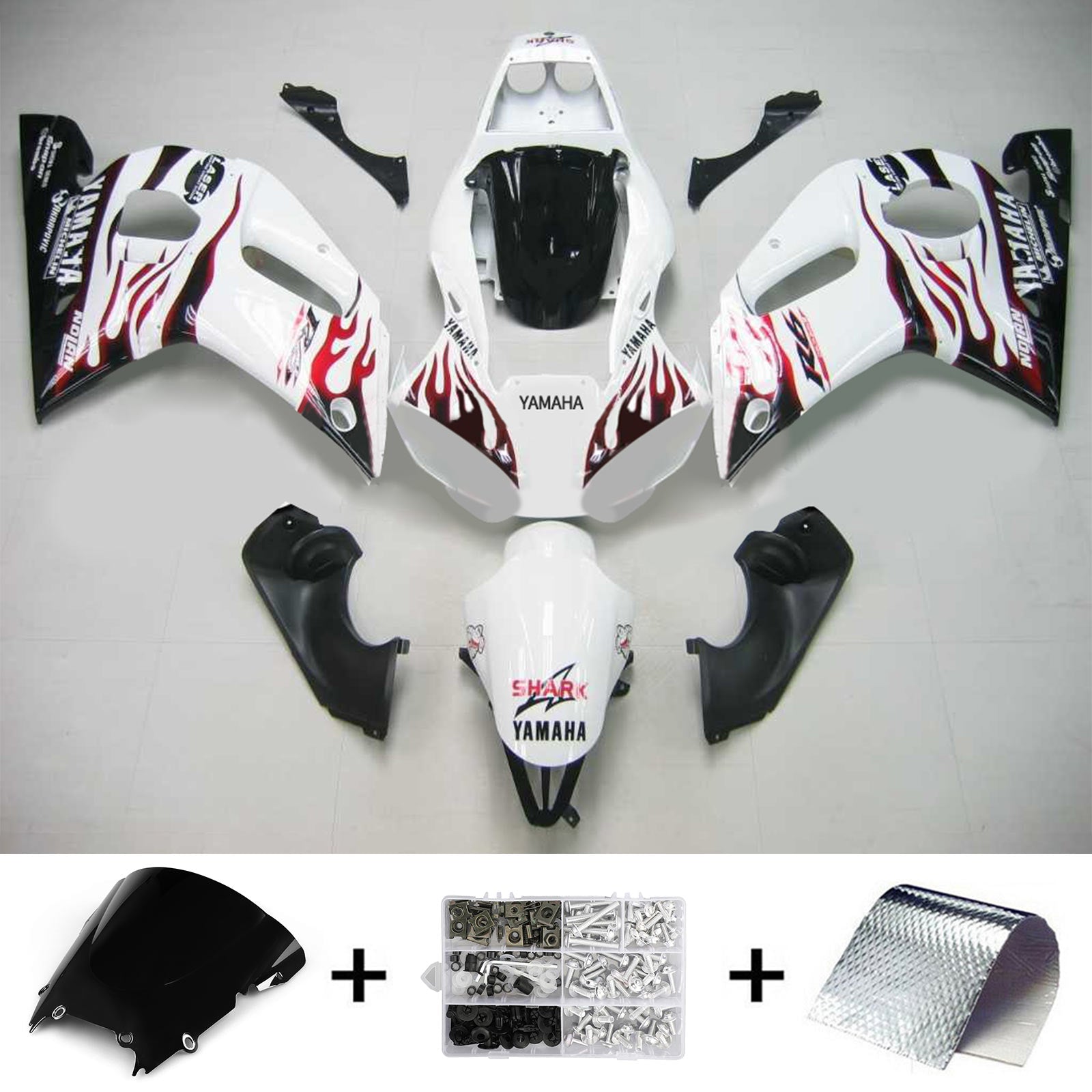 Kit de carenado para Yamaha YZF 600 R6 1998-2002 Genérico