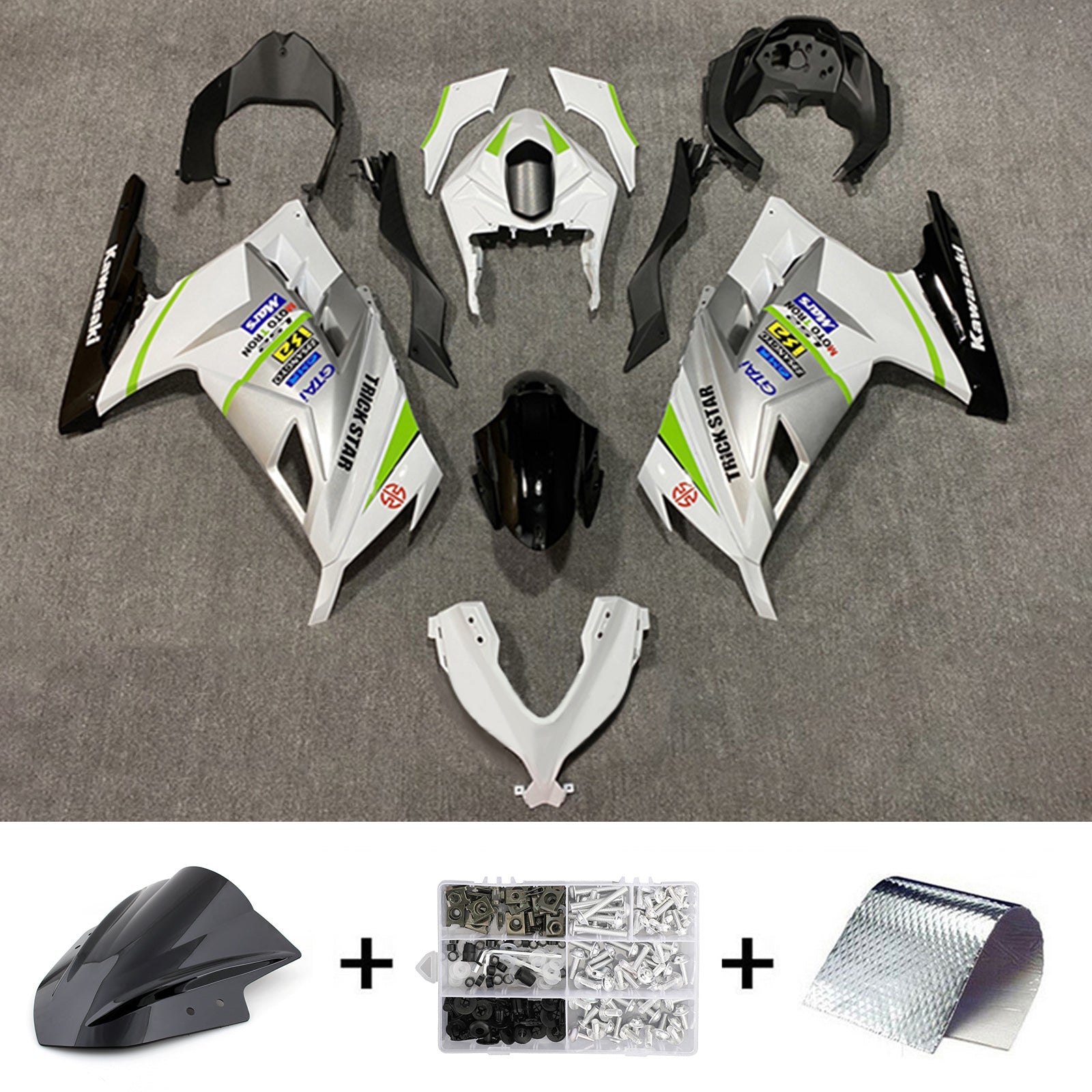 Kawasaki EX300 Ninja300 2013-2024 Fairing Kit Bodywork Plastic ABS