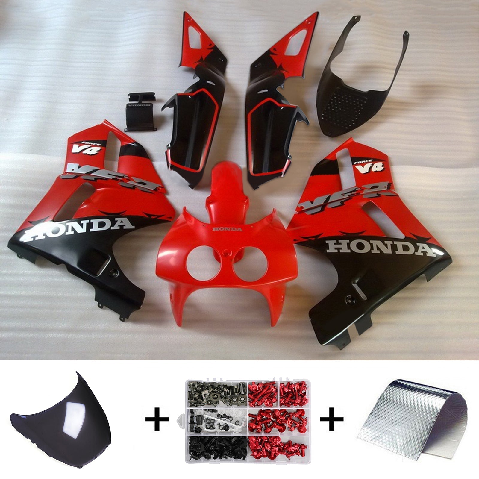 Honda VFR400R NC30 1988-1992 Fairing Kit Bodywork Plastic ABS