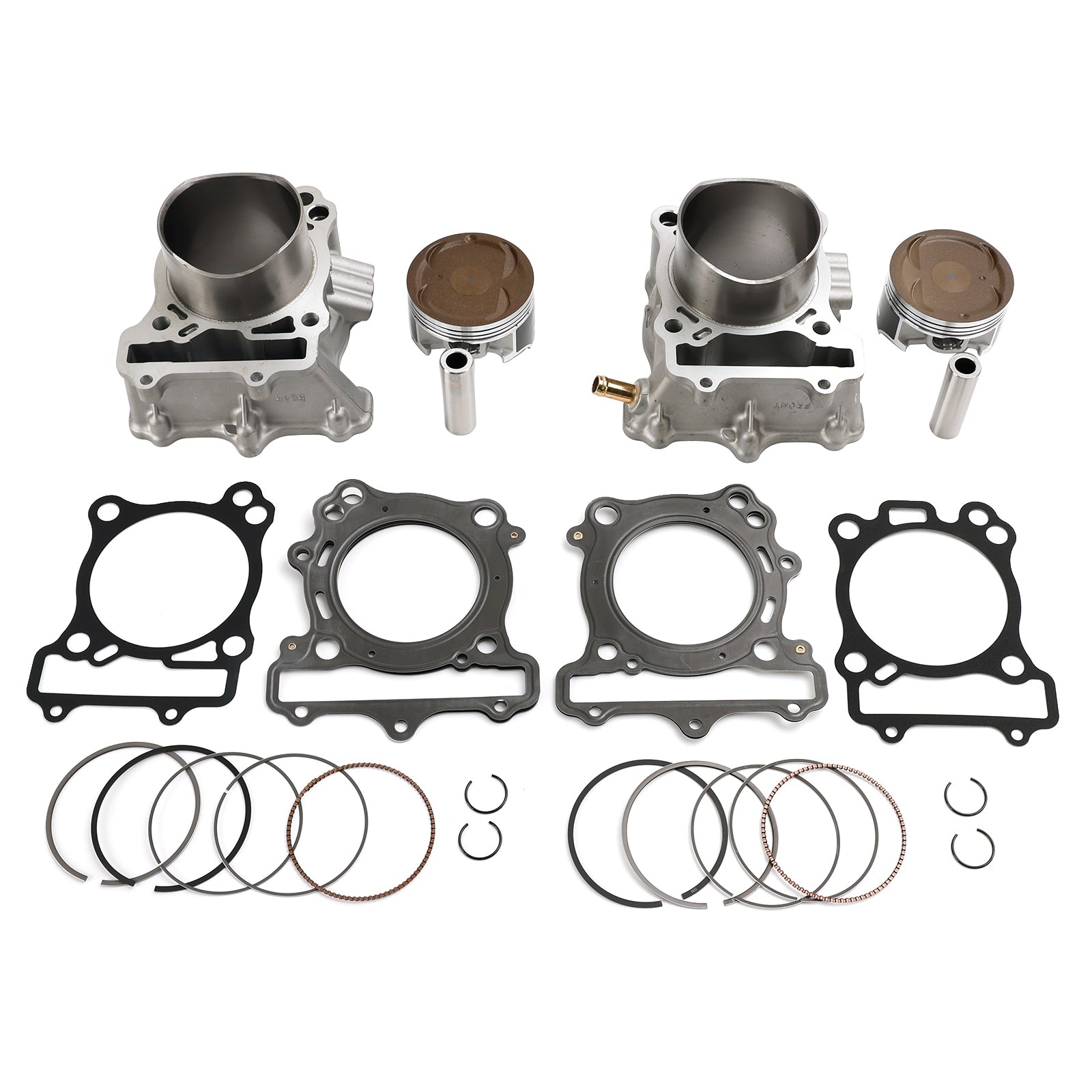 Front & Rear Cylinder Piston Gasket Kit For Suzuki SV 650 A SV650S SA 1999-2008