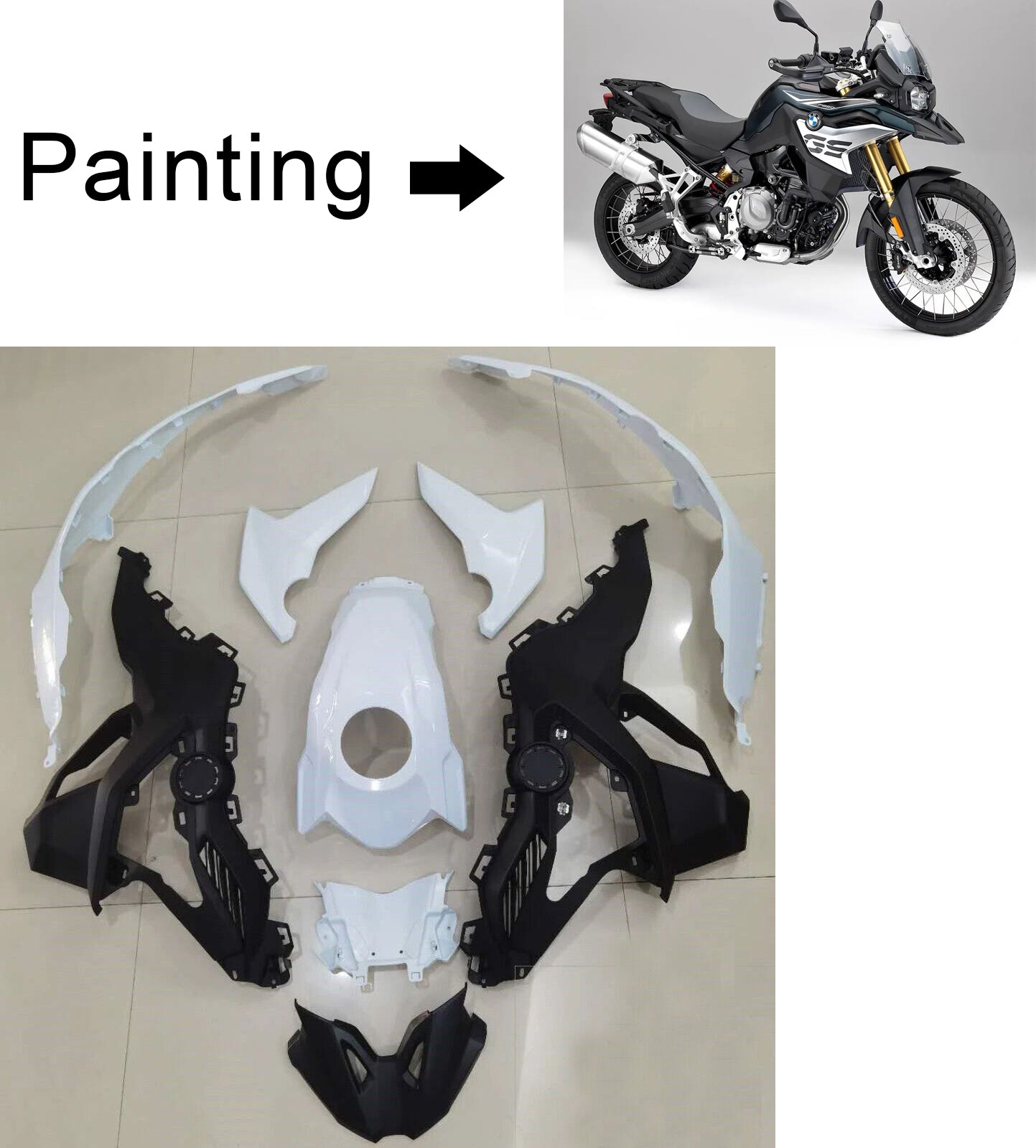 BMW F750GS F850GS 2018-2022 Kit Carenado Carrocería