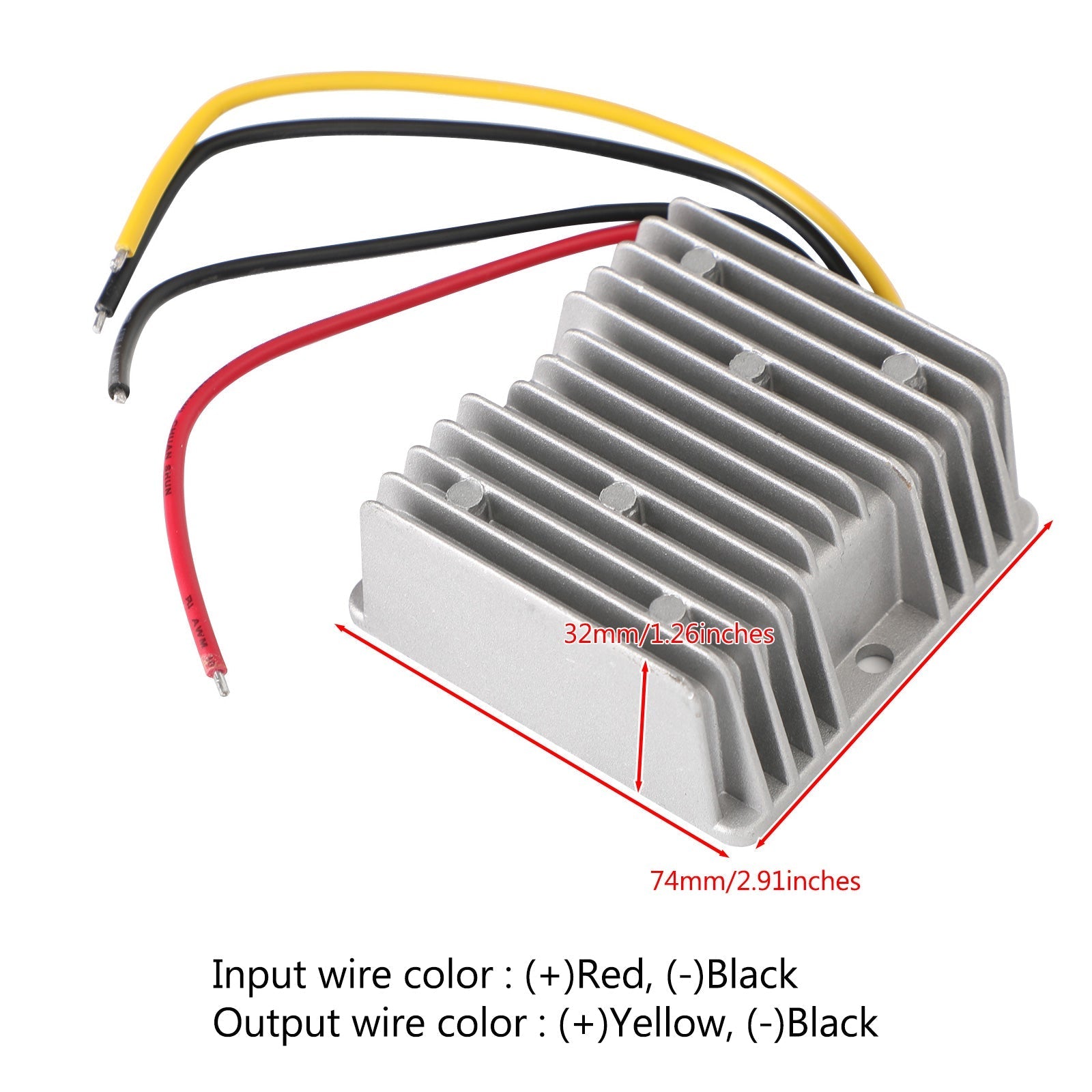 48V 10A Step Down to 24V DC-DC Converter Voltage Reducer Regulator 240W