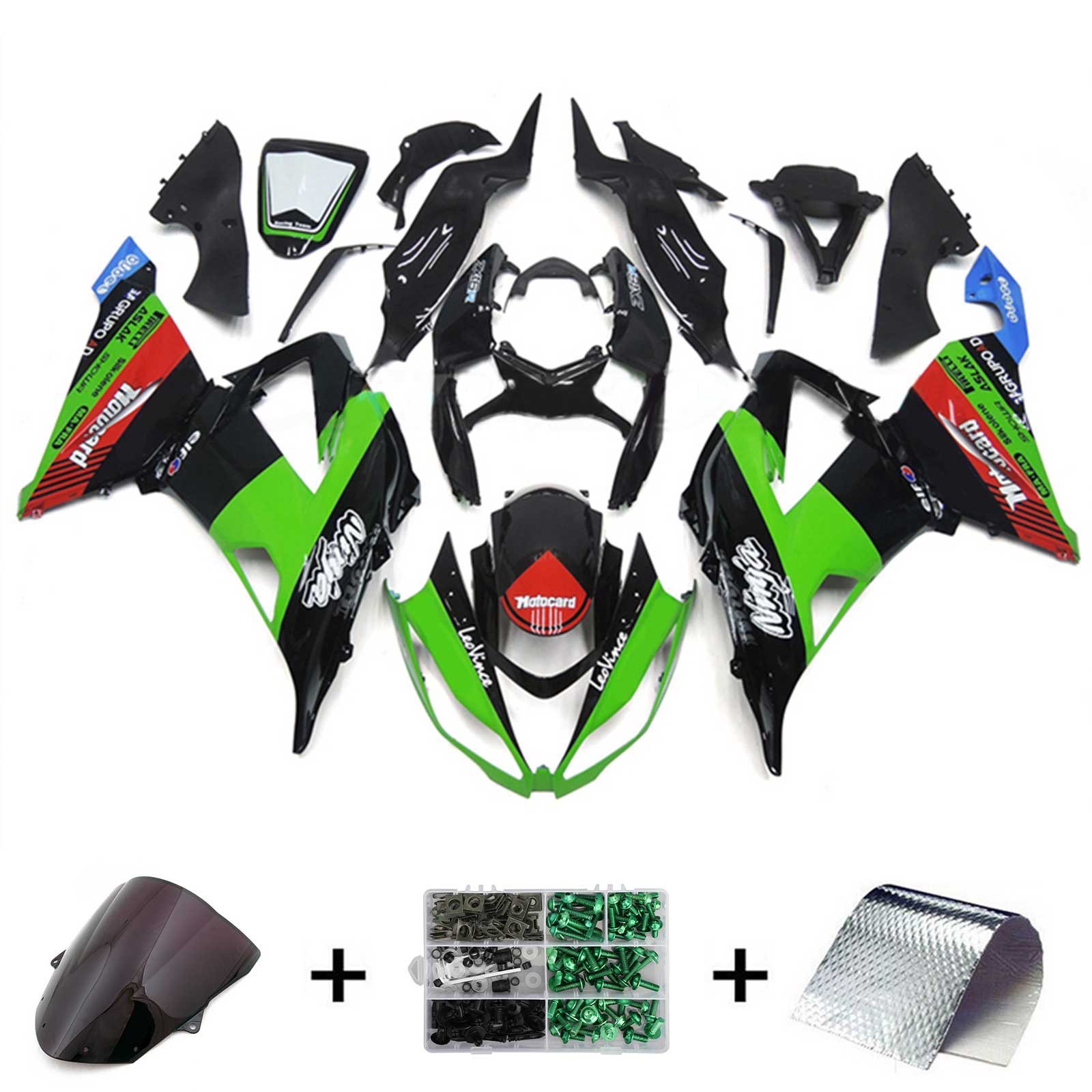 Kawasaki ZX6R 636 2013-2018 Kit Carenado Carrocería Plástico ABS