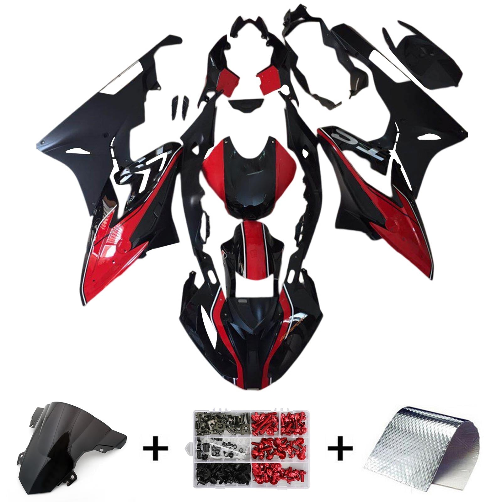 Amotopart BMW S1000RR 2017-2018 Fairing Kit Bodywork Plastic ABS