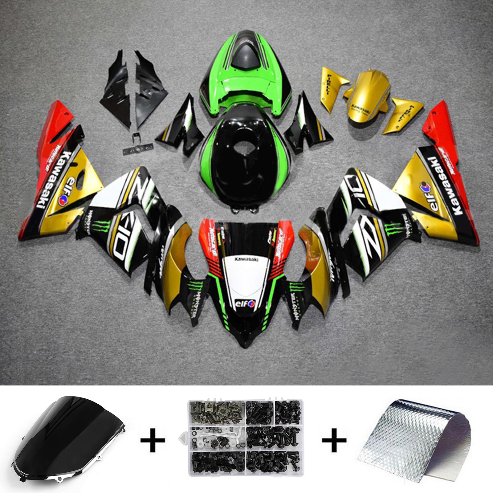 Kit Carenado Kawasaki ZX10R 2004-2005 Carrocería Plástico ABS