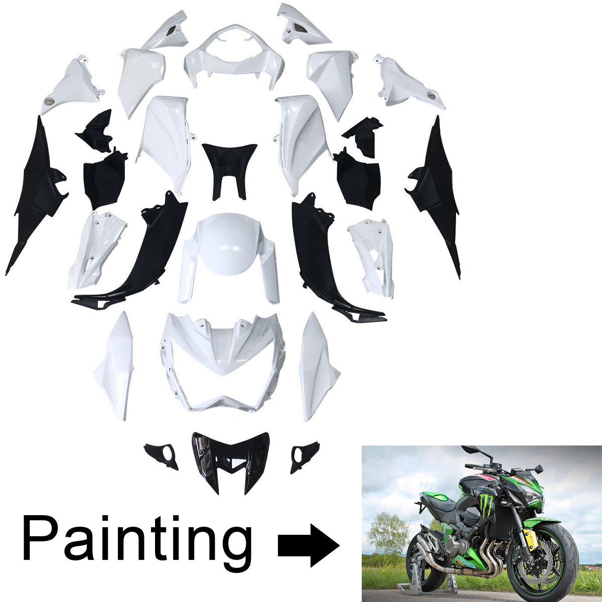 Kawasaki Z800 2013-2018 Fairing Kit