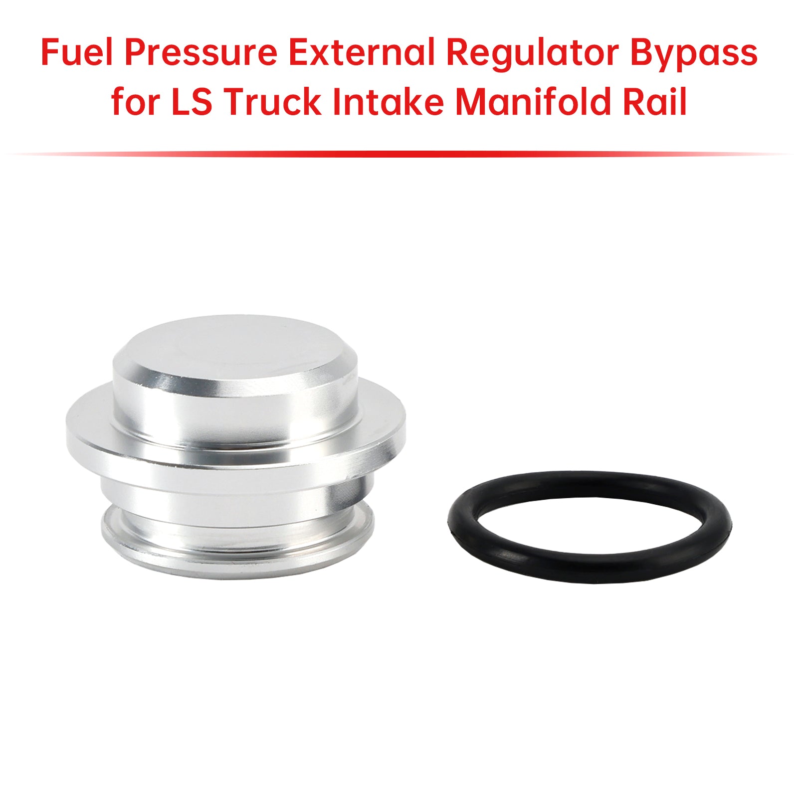 Fuel Pressure External Regulator Bypass for LS Truck Intake Manifold Rail