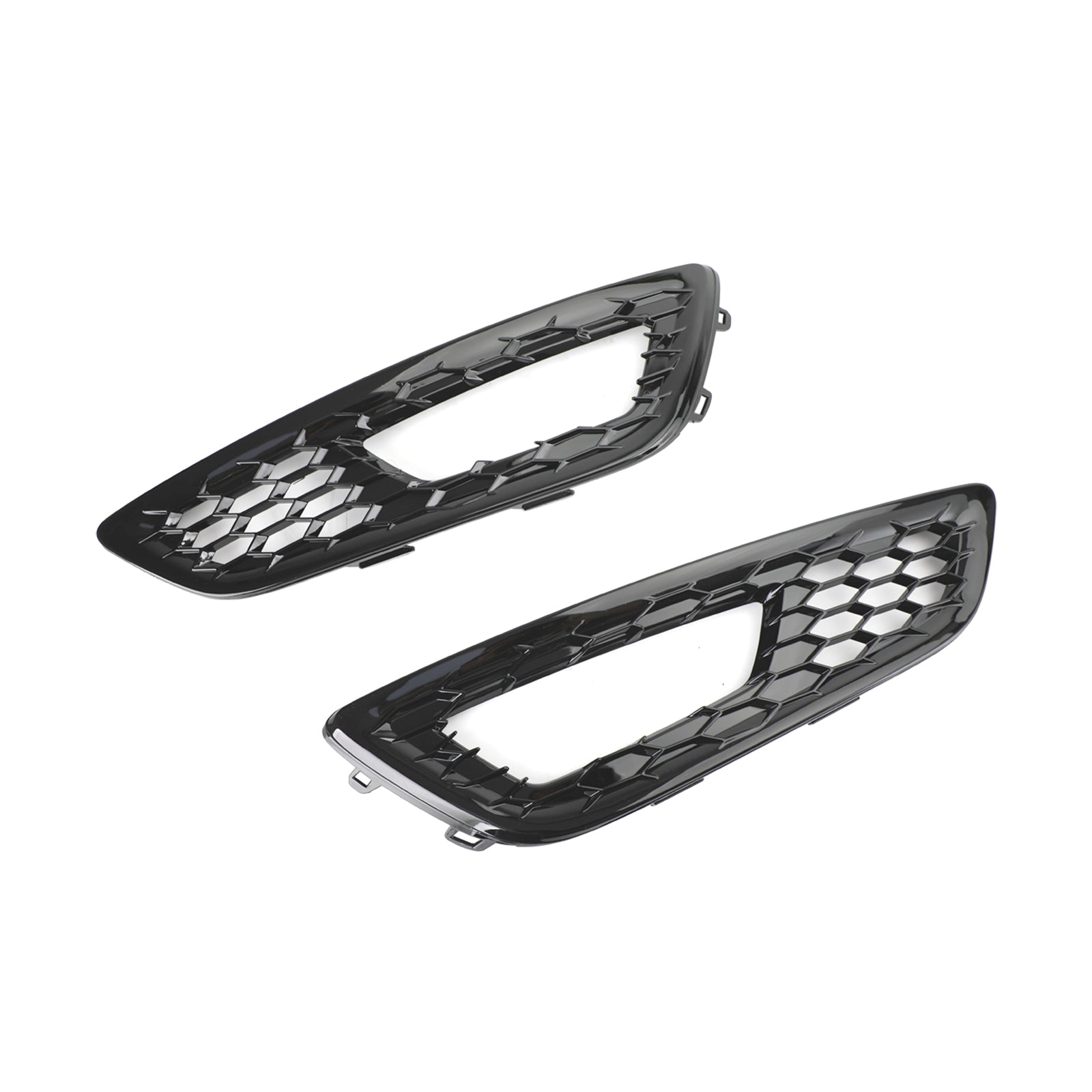 Ford Focus 2015-2017 Pair Front Bumper Fog Light Lamp Cover Bezel Grill