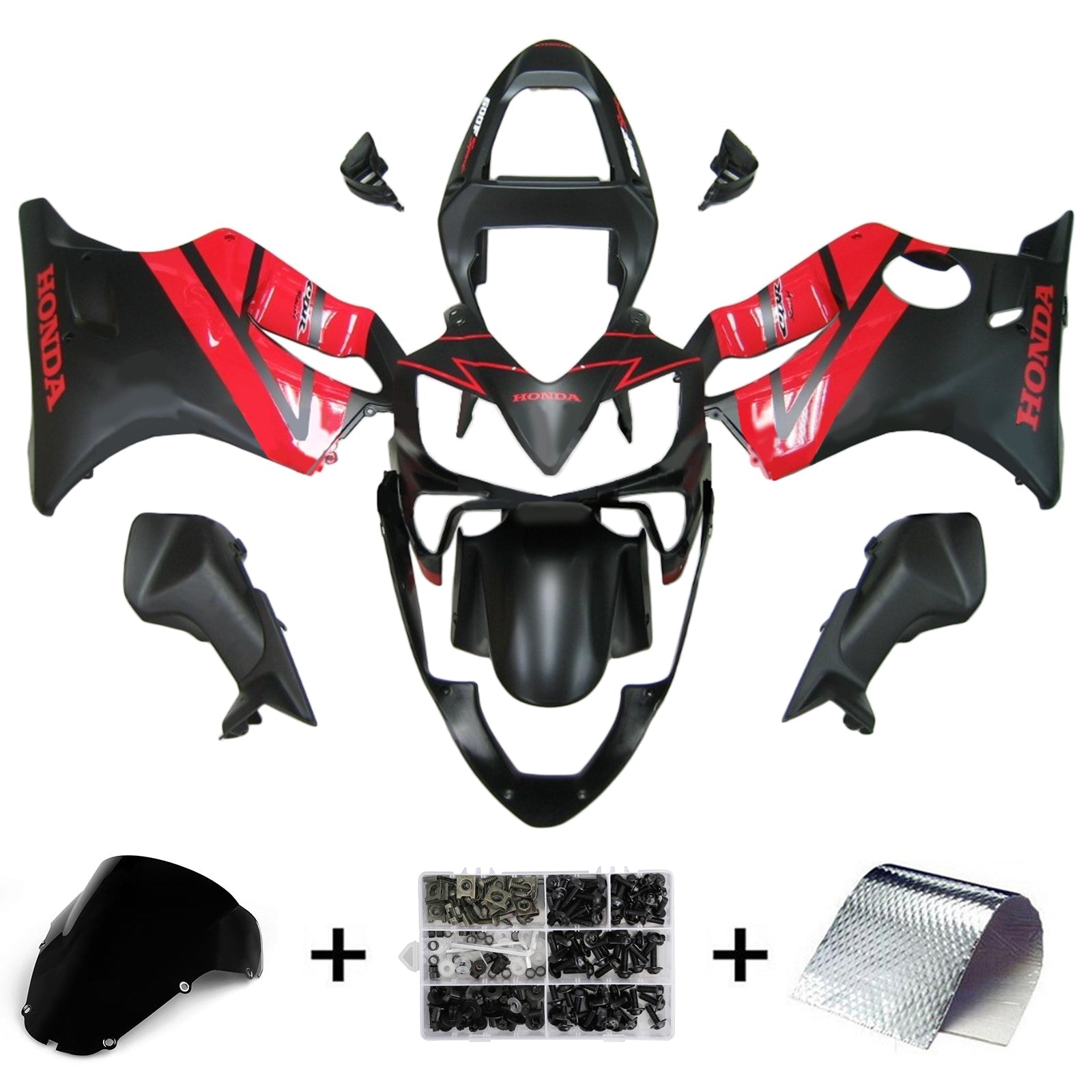 Honda CBR600 F4i 2001-2003 Kit Carenado Carrocería Plástico ABS