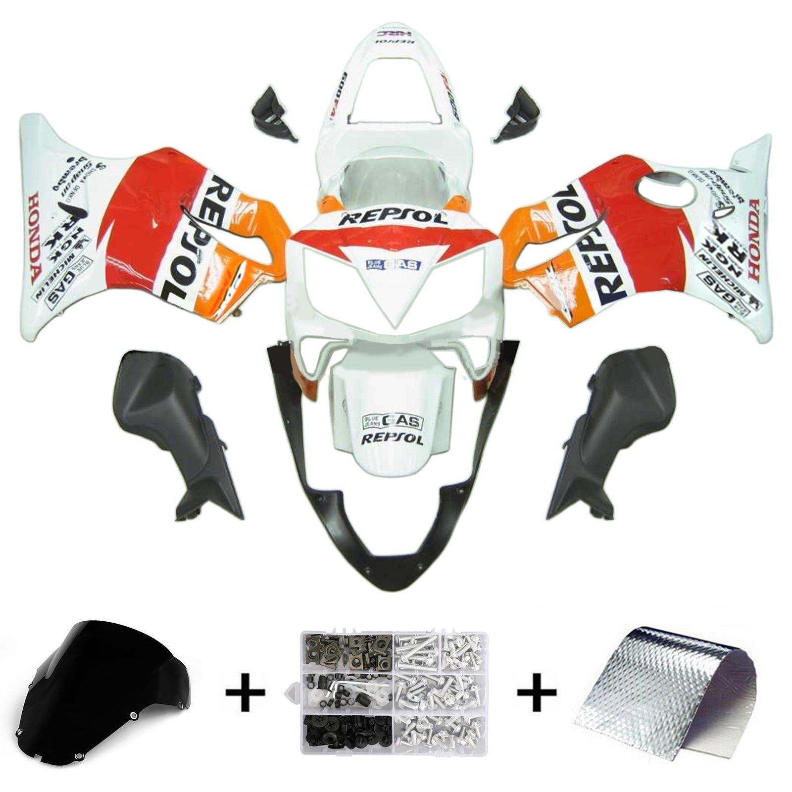 Honda CBR600 F4i 2001-2003 Kit Carenado Carrocería Plástico ABS