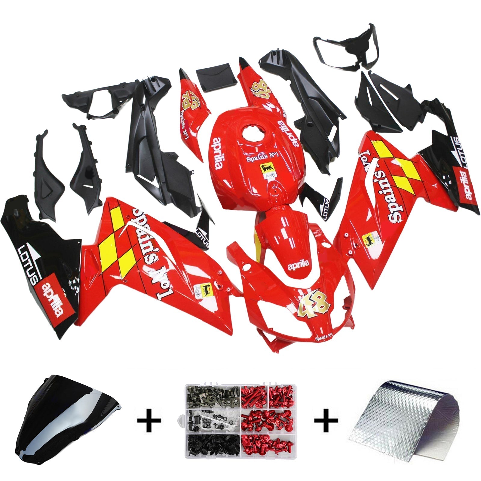 Aprilia RS125 2006-2011 Fairing Kit Bodywork Plastic ABS