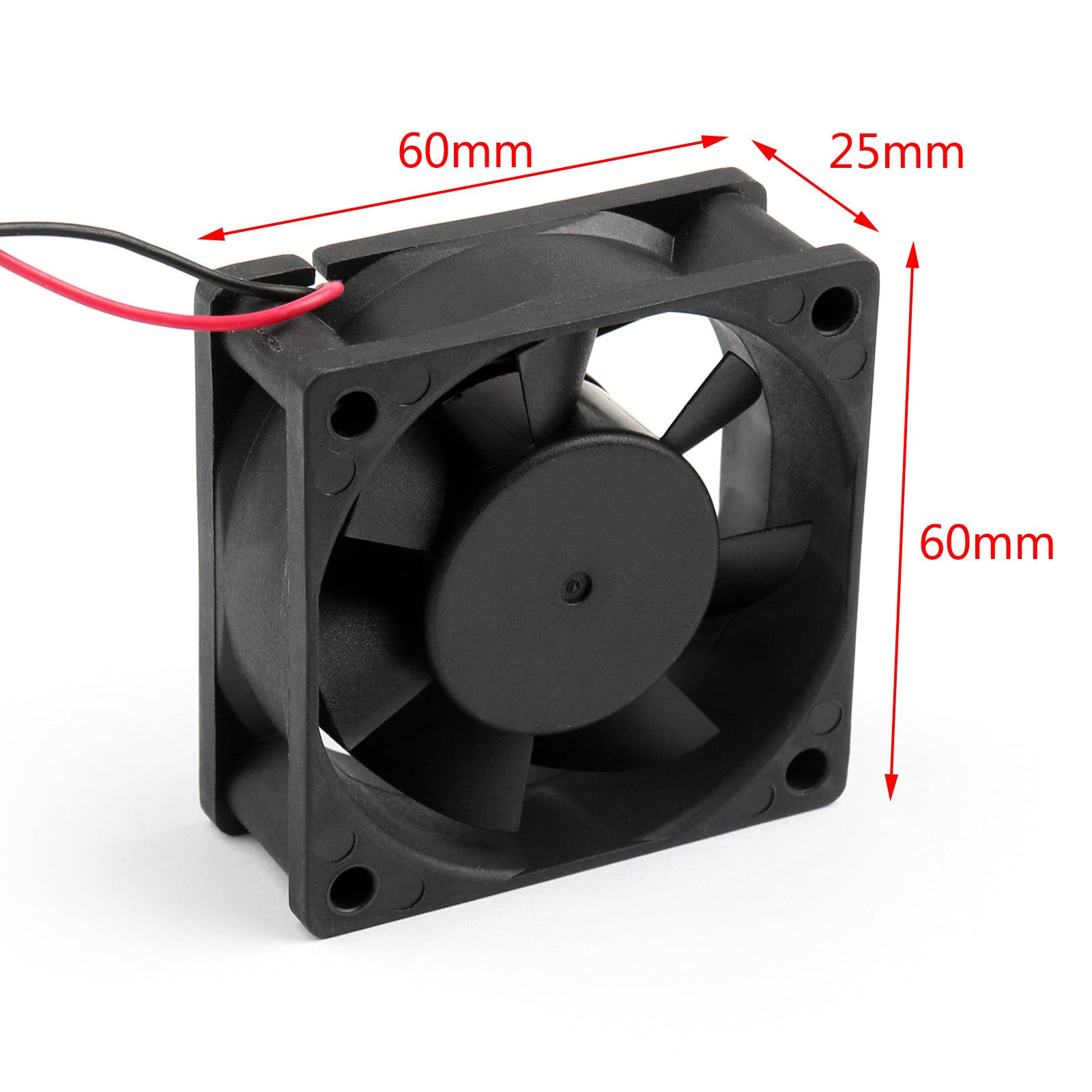 1Pcs DC Brushless Cooling Fan 12V 0.15A 6025s 60x60x25mm 2 Pin CUP Computer Fan