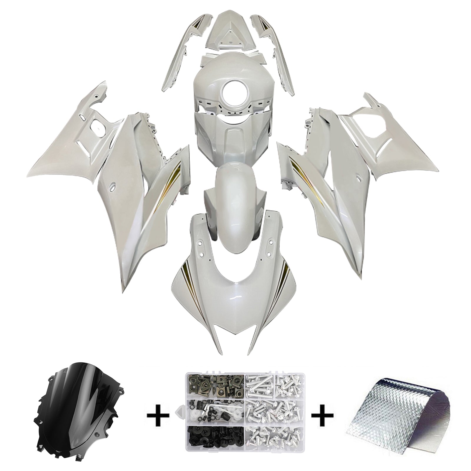 Yamaha YZF-R3 R25 2019-2021 Fairing Kit Bodywork Plastic ABS