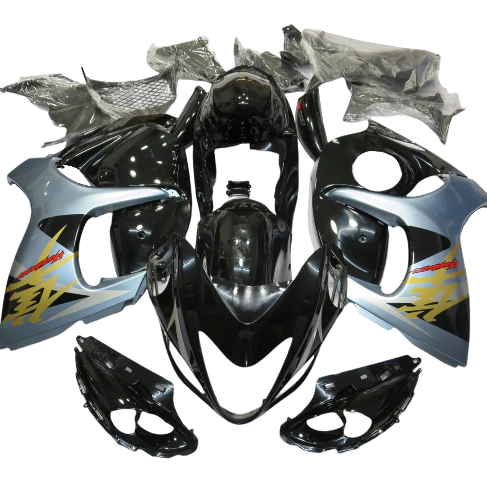 Amotopart Suzuki Hayabusa GSX1300R 2008-2020 Fairing Kit Bodywork Plastic ABS