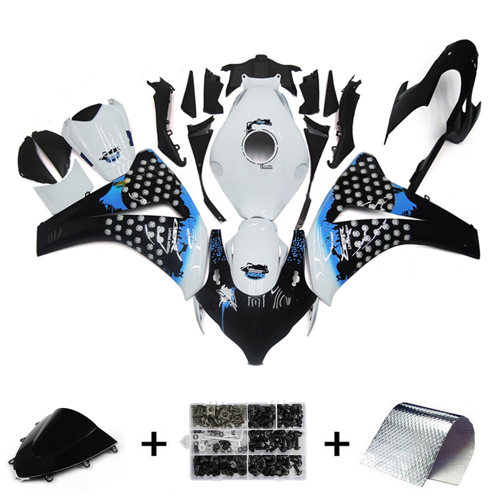 Honda CBR1000RR 2008-2011 Kit Carenado Carrocería Plástico ABS