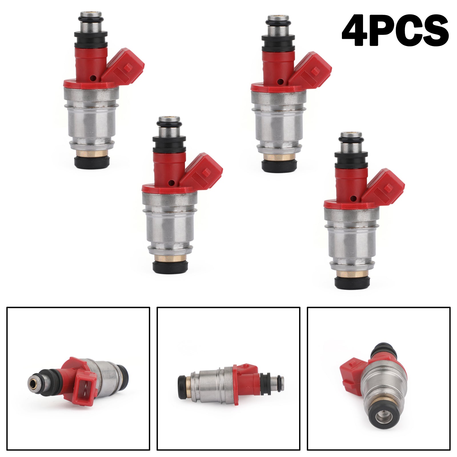 Fuel Injectors 4 Pieces For Nissan D21 Pickup 2.4l