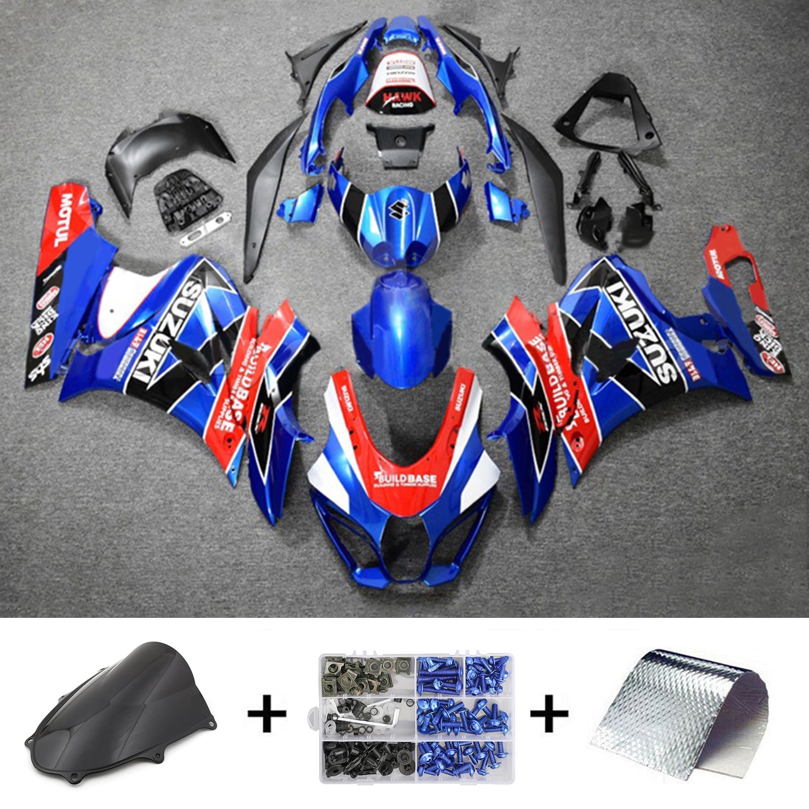 Suzuki GSXR1000 2017-2024 K17 Fairing Kit Bodywork Plastic ABS