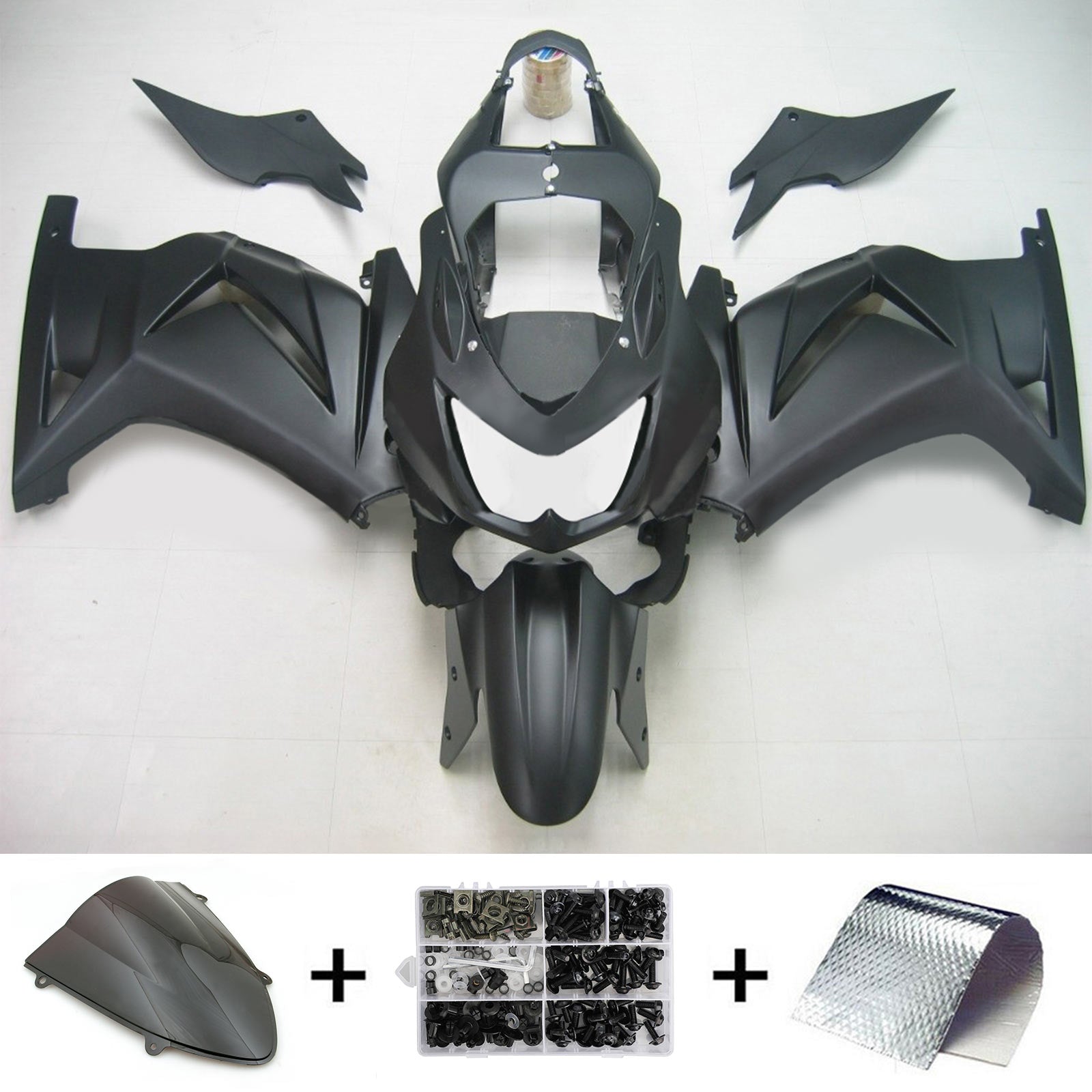 Kawasaki EX250/Ninja250R 2008-2012 Fairing Kit Bodywork Plastic ABS