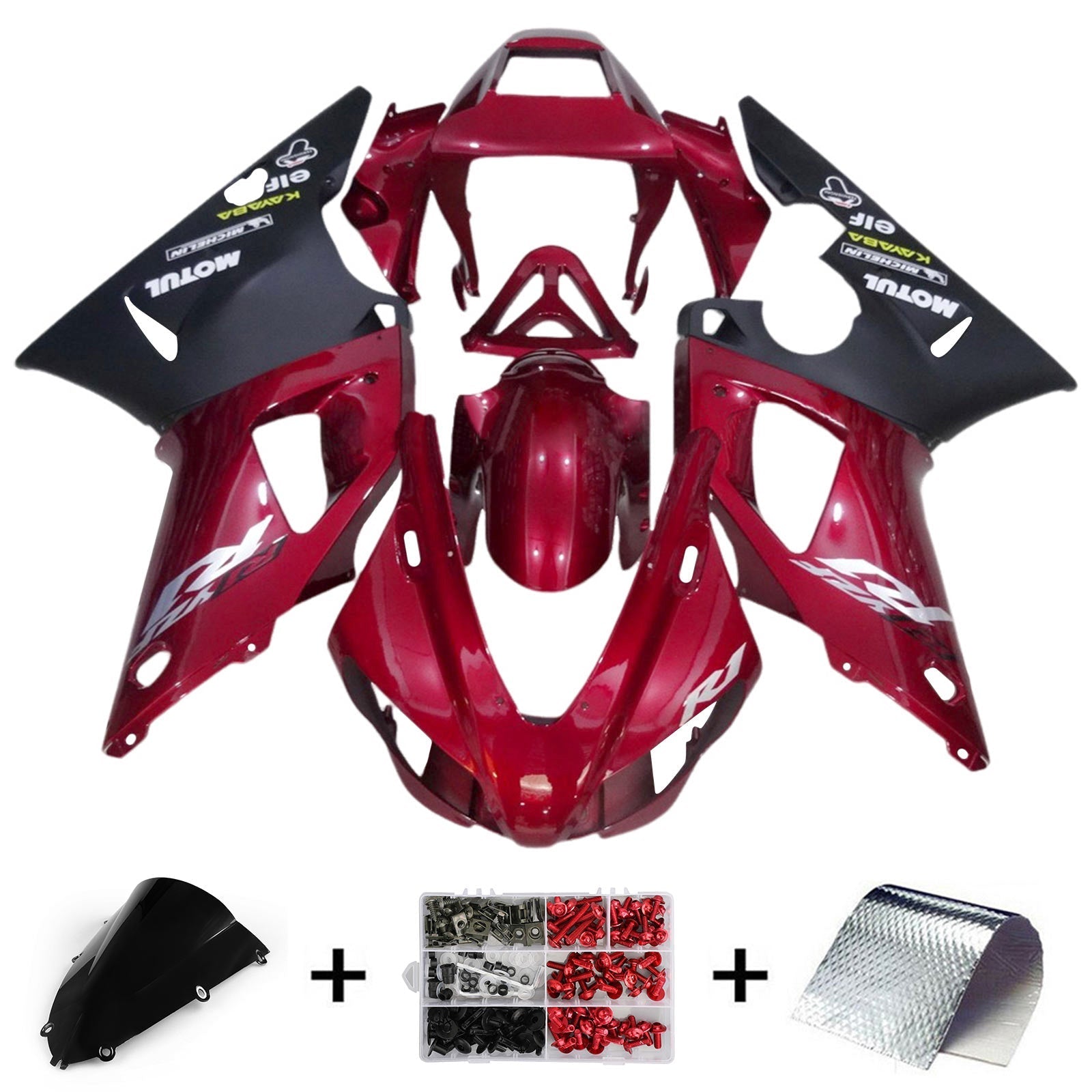 Yamaha YZF-R1 1998-1999 Kit Carenado Carrocería Plástico ABS